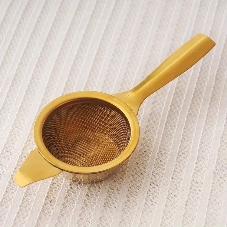 Stainless Steel Double-Handle Tea Strainer