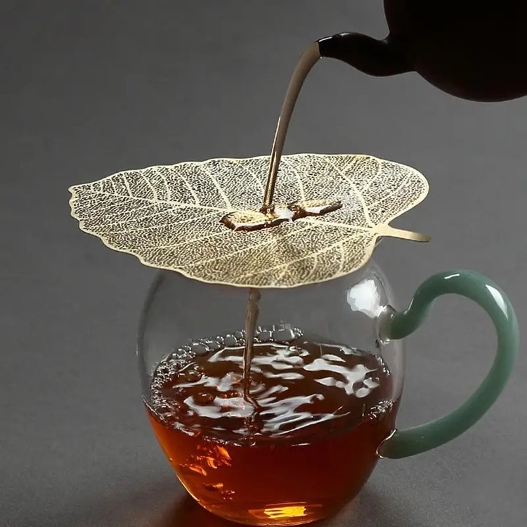 Stainless Steel Bodhi Leaf Tea Strainer